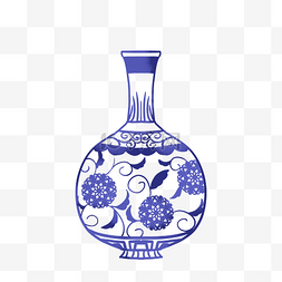 古代花瓶图片_青花瓷瓷器花瓶