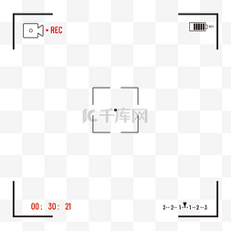 视频时间图片_视频相机拍摄边框
