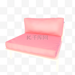 舒适床图片_家具粉色舒适床