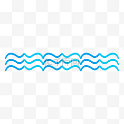 不规则海浪图片_折纸风格海浪