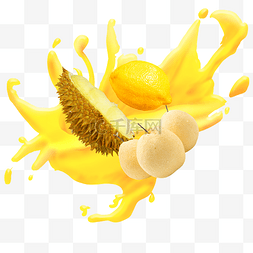 水果梨子柠檬榴莲