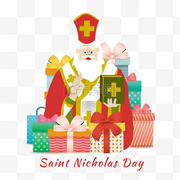 saint nicholas day圣经老人礼物