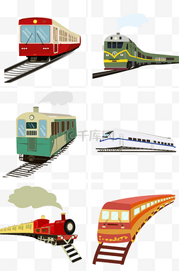 各国的不同的火车