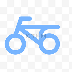 手绘风网页模板图片_扁平化自行车