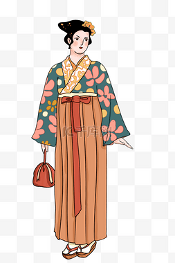 日本和服少女图片_古风和服少女