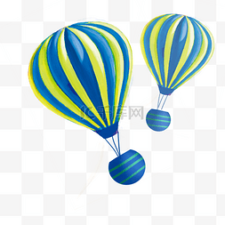 热气球png图片_紫色条纹螺旋热气球卡通