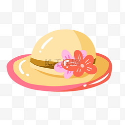 黄色小花帽子