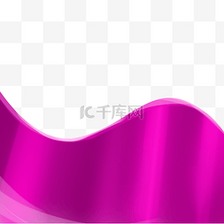 紫色分层创意丝带