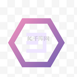 紫色方块图标免抠图