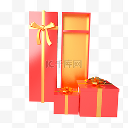 红色母亲节礼盒图片_红色节日促销礼盒