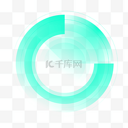 logo设计图片_绿色可视化数据元素