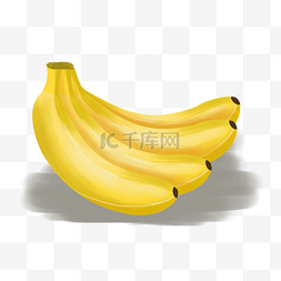 卡通黄色香蕉图片_免抠卡通黄色香蕉