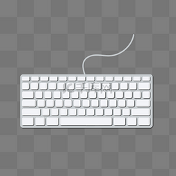白色键盘图片_电子配件电脑键盘