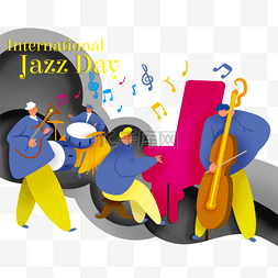 爵士乐素材图片_international jazz day 国际爵士乐日乐