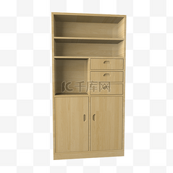 摆放的柜子图片_仿真家具实木柜子CD4立体家具