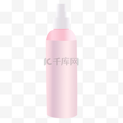粉色化妆用品插图