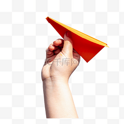 纸飞机飞机图片_红色纸飞机