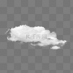 树木云朵下雨图片_写实白云素材