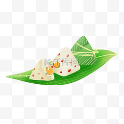端午粽子叶子图片_糯米粽子食材