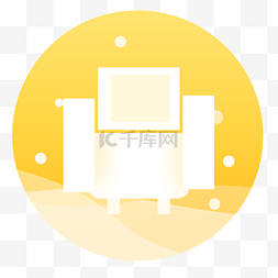 文件柜icon图片_黄色文件柜图标免抠图