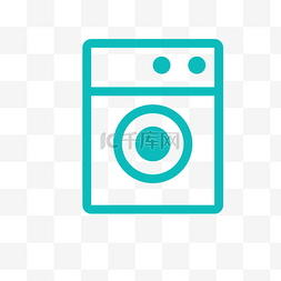 扁平化洗衣机图标下载