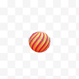 红色的圆球免抠图