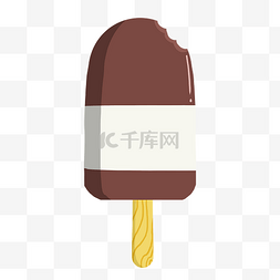 夏季冰爽冰淇淋插画