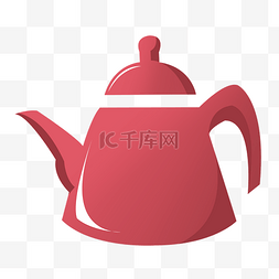 红色茶壶水壶