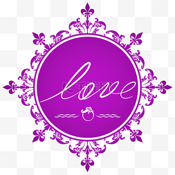 婚礼logo素材图片_欧式婚礼logo