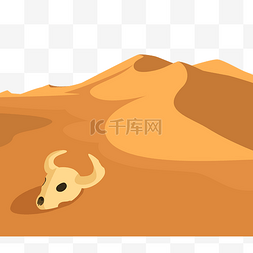 骷髅头沙漠荒漠