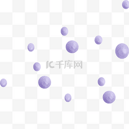 紫色的装饰图片_紫色的卡通圆球