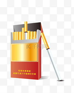 香烟图片_红色的香烟
