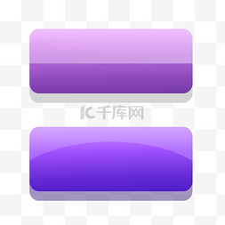 按钮图片_手绘紫色条幅渐变标题框按钮
