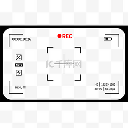 取景框相机图片_黑色摄影机取景器