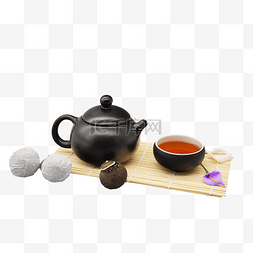 茶台图片_茶杯茶壶茶叶