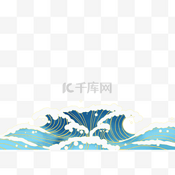 大海海浪浪花