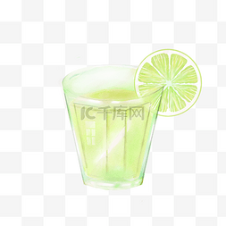 绿色青柠果汁