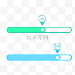 条装饰图片_彩色明亮进度条