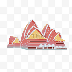 悉尼建筑ai图片_景标地点之悉尼剧院