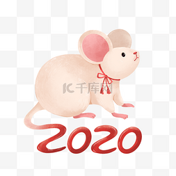 卡通2020新年小老鼠形象