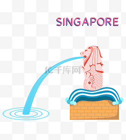 新加坡国立图片_新加坡旅游建筑鱼尾狮