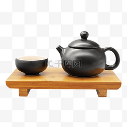 茶壶图片_黑色茶具茶壶