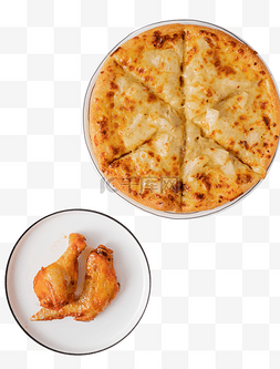 披萨鸡翅图片_披萨奥尔良烤翅美食食品