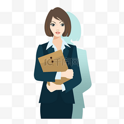 商务职业人士图片_白领美容矢量素材，职业女性，白