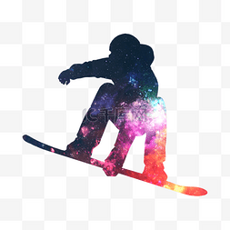 运动健身单板滑雪