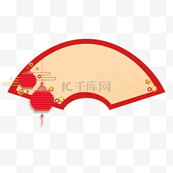 中国风灯笼标题框