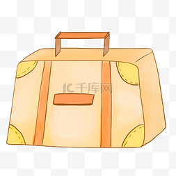 黄色手提行李箱
