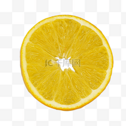 黄色水果柠檬片