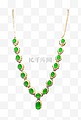 绿色珠宝项链