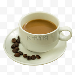 咖啡杯与咖啡豆图片_咖啡豆与咖啡杯